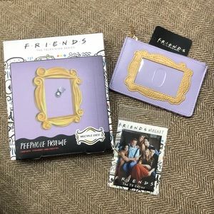 Friends peephole frame, wallet, and magnet